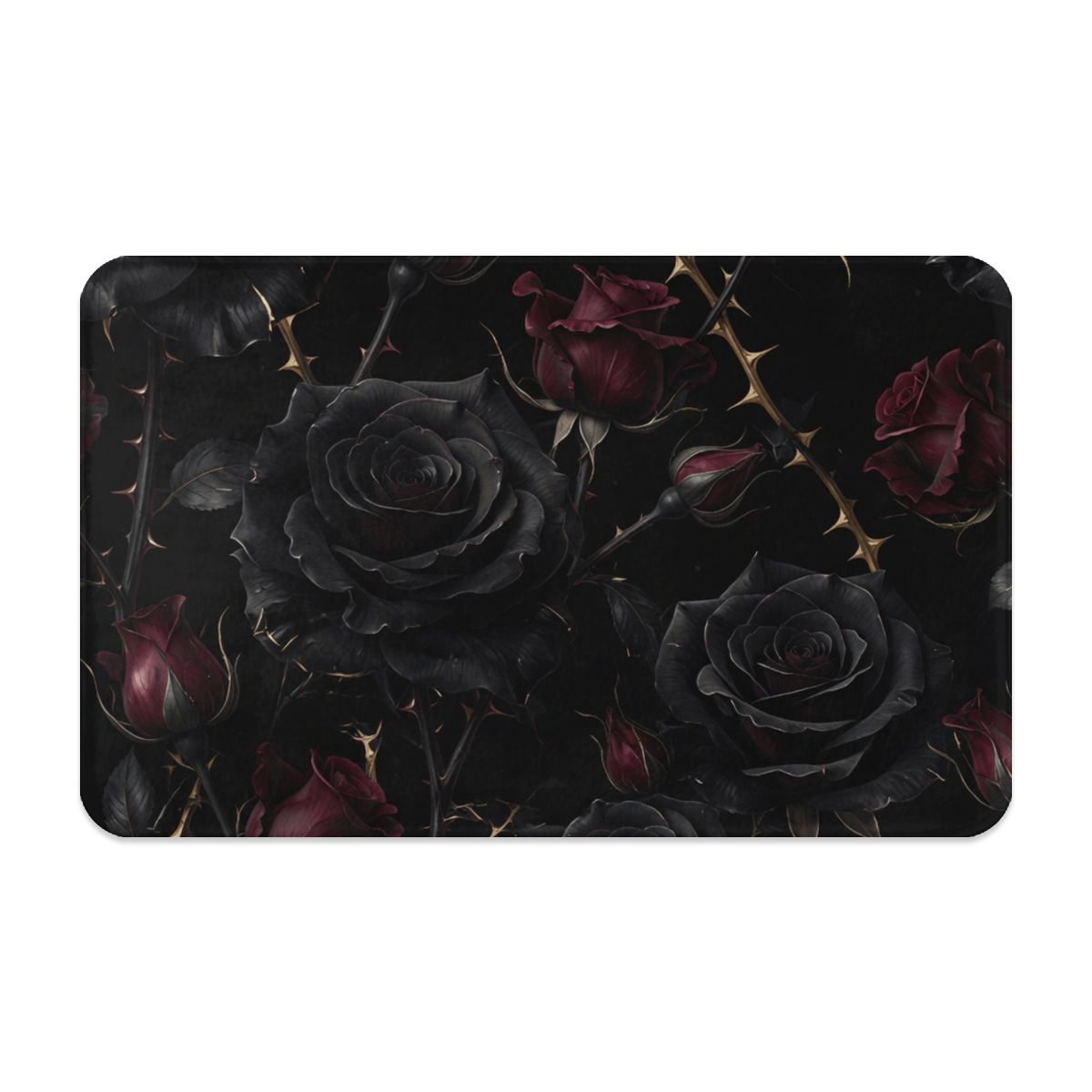 Noir Rose — Non-slip rug