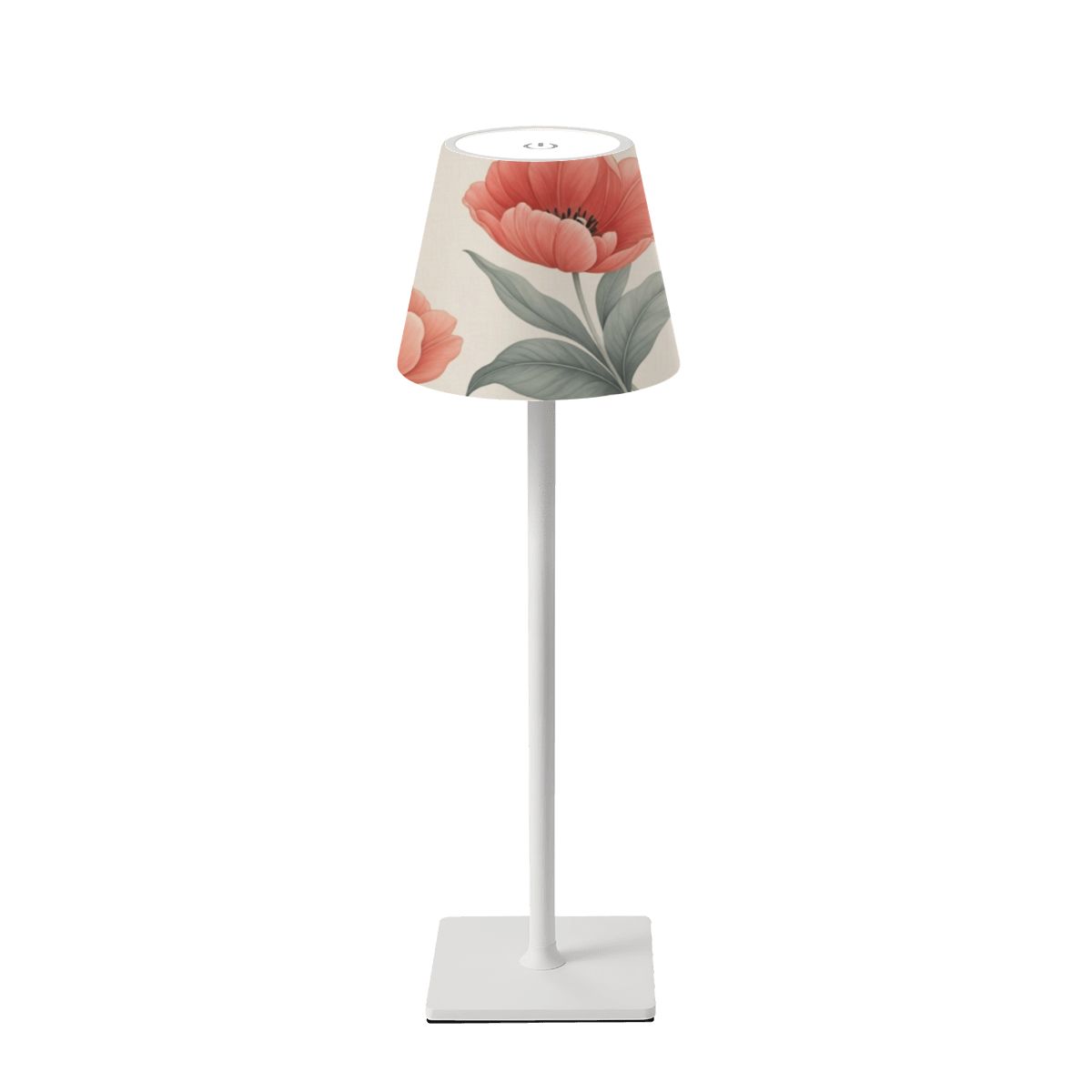 Tulipany Peach — Lampa stołowa bezprzewodowa