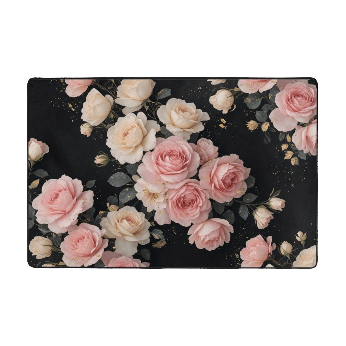 Flannel Non Slip Area Rug (Multiple Sizes) 27rozekaskadaaop