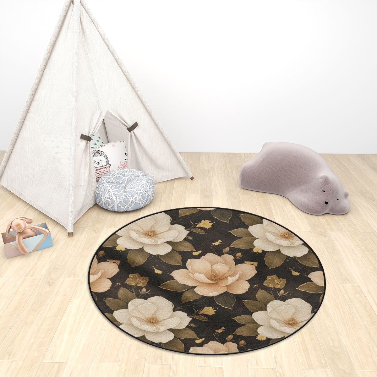Multiple Sizes Plush Round Area Rug 29magnolieluxeaop