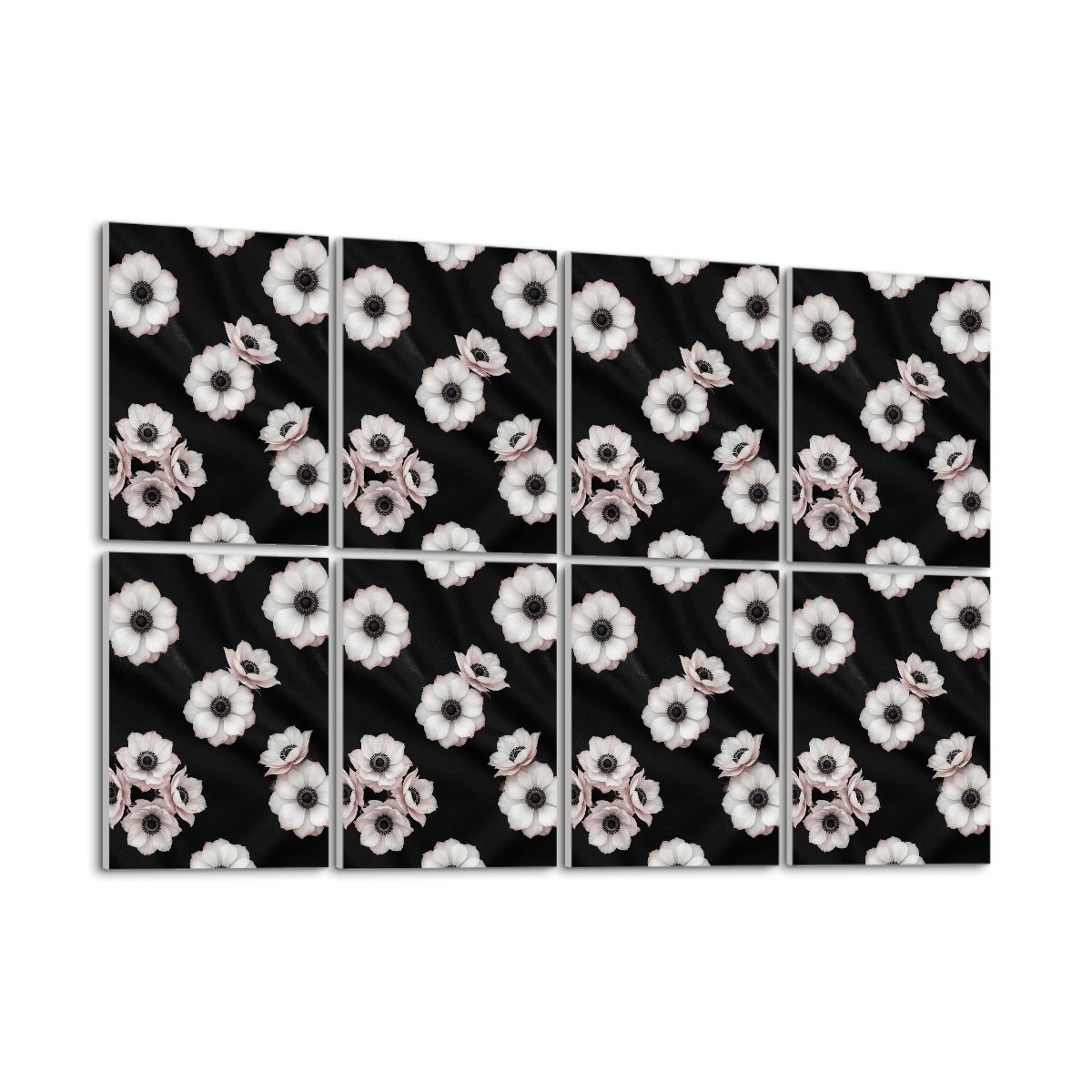 8 Panels Sound Absorbing Wall Art 46anemonyv2aop