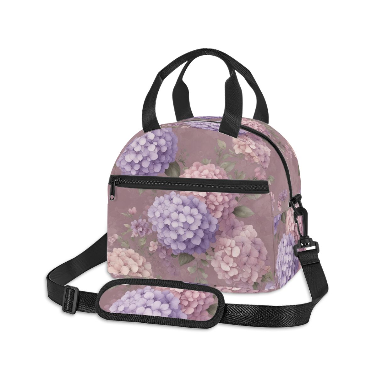 Hortensje Lawenda Ao — Insulated lunch bag