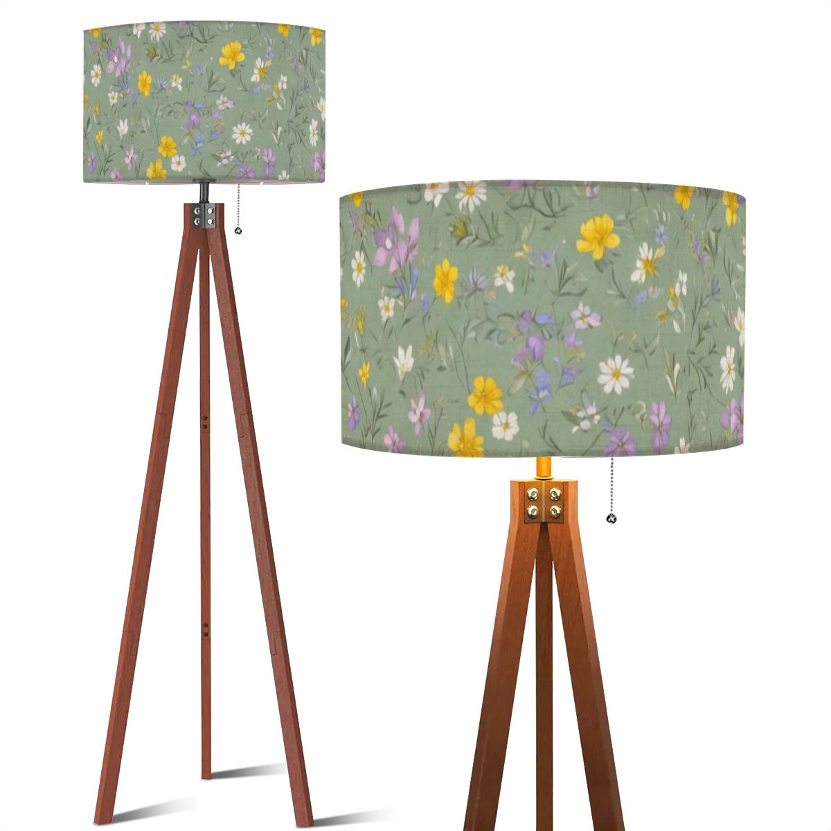 Lacka Szalwia — Lampa podłogowa na trójnogu
