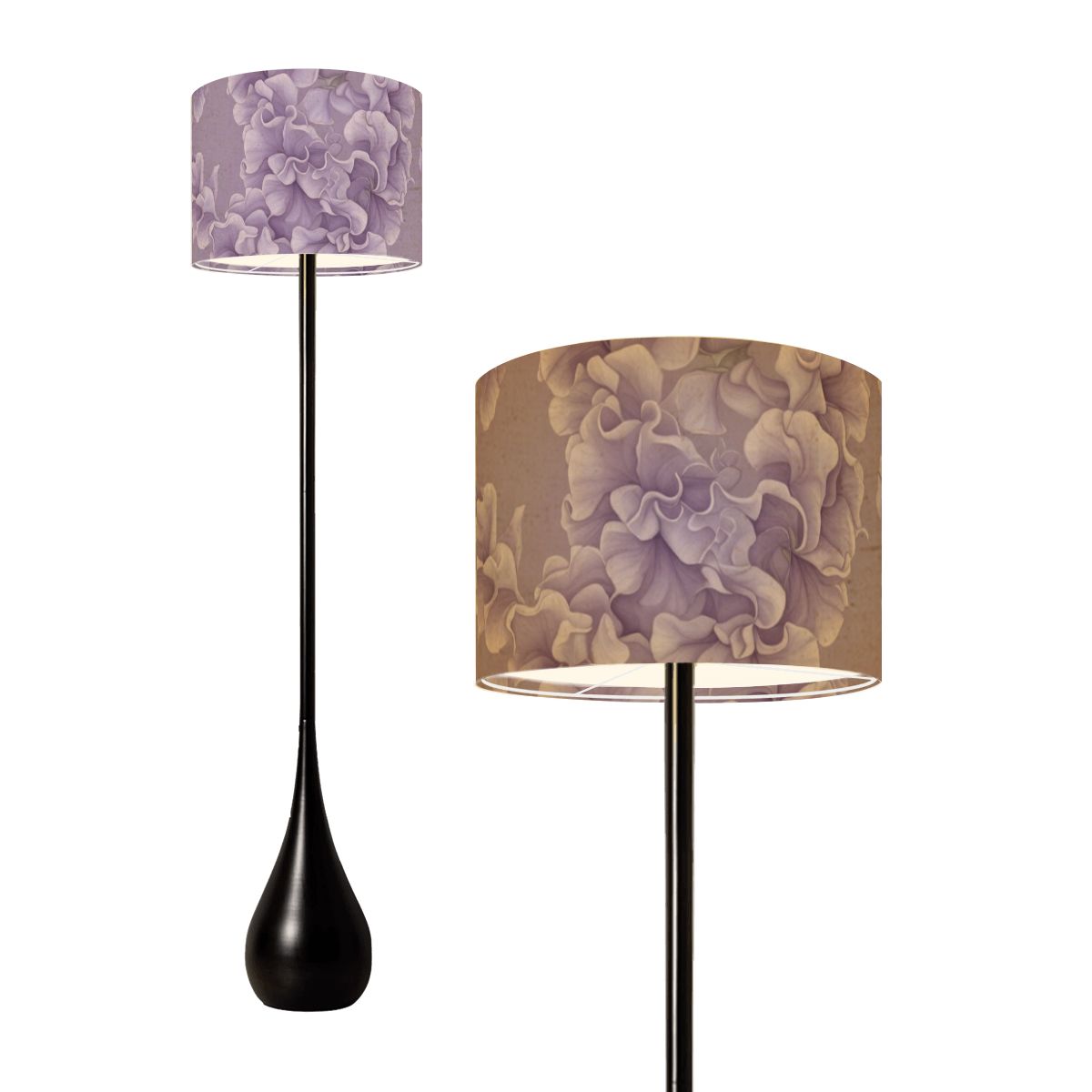 Teardrop Shaped Floor Lamp 48groszekv2aop