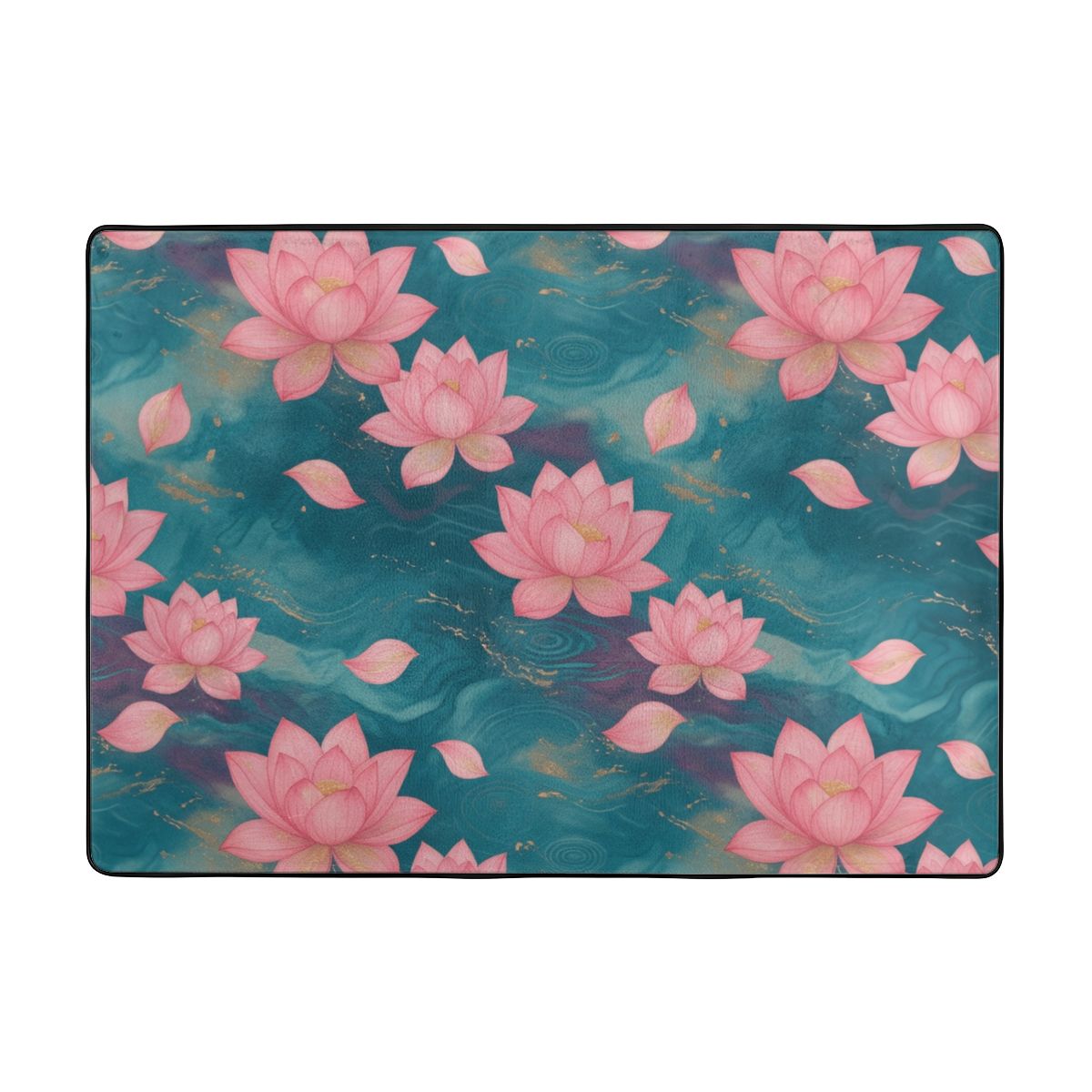 Lotosy Teal — Large area rug