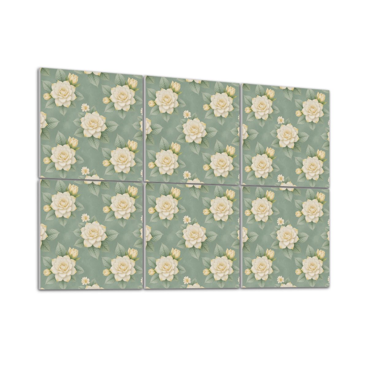 6 Panels Sound Absorbing Wall Art 43gardeniev2aop