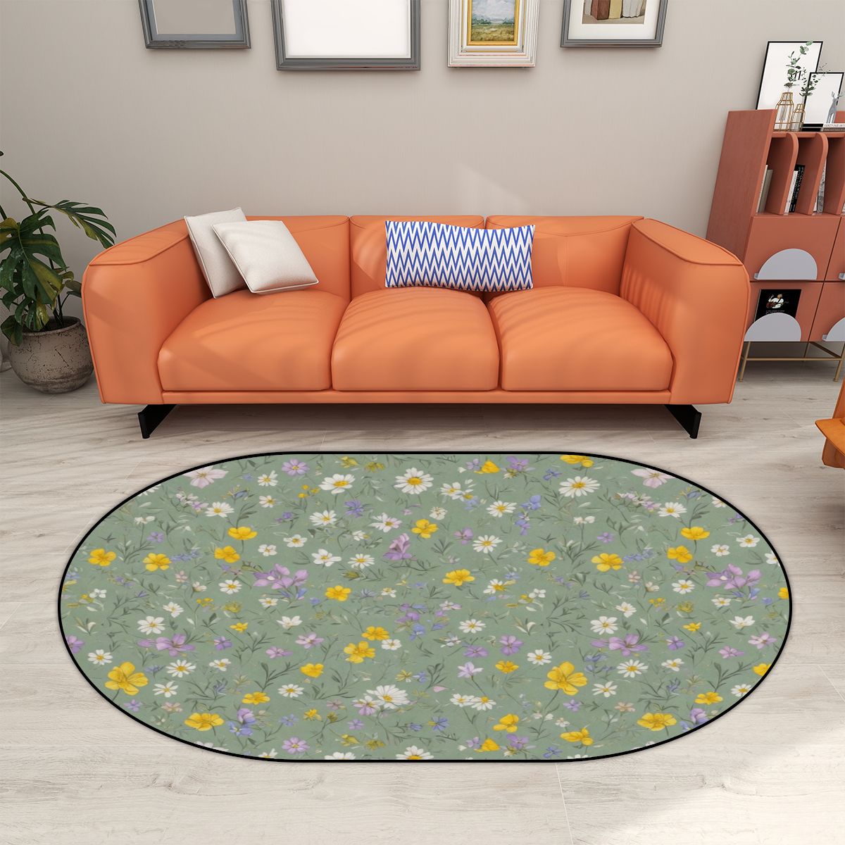 Lacka Szalwia — Round rug