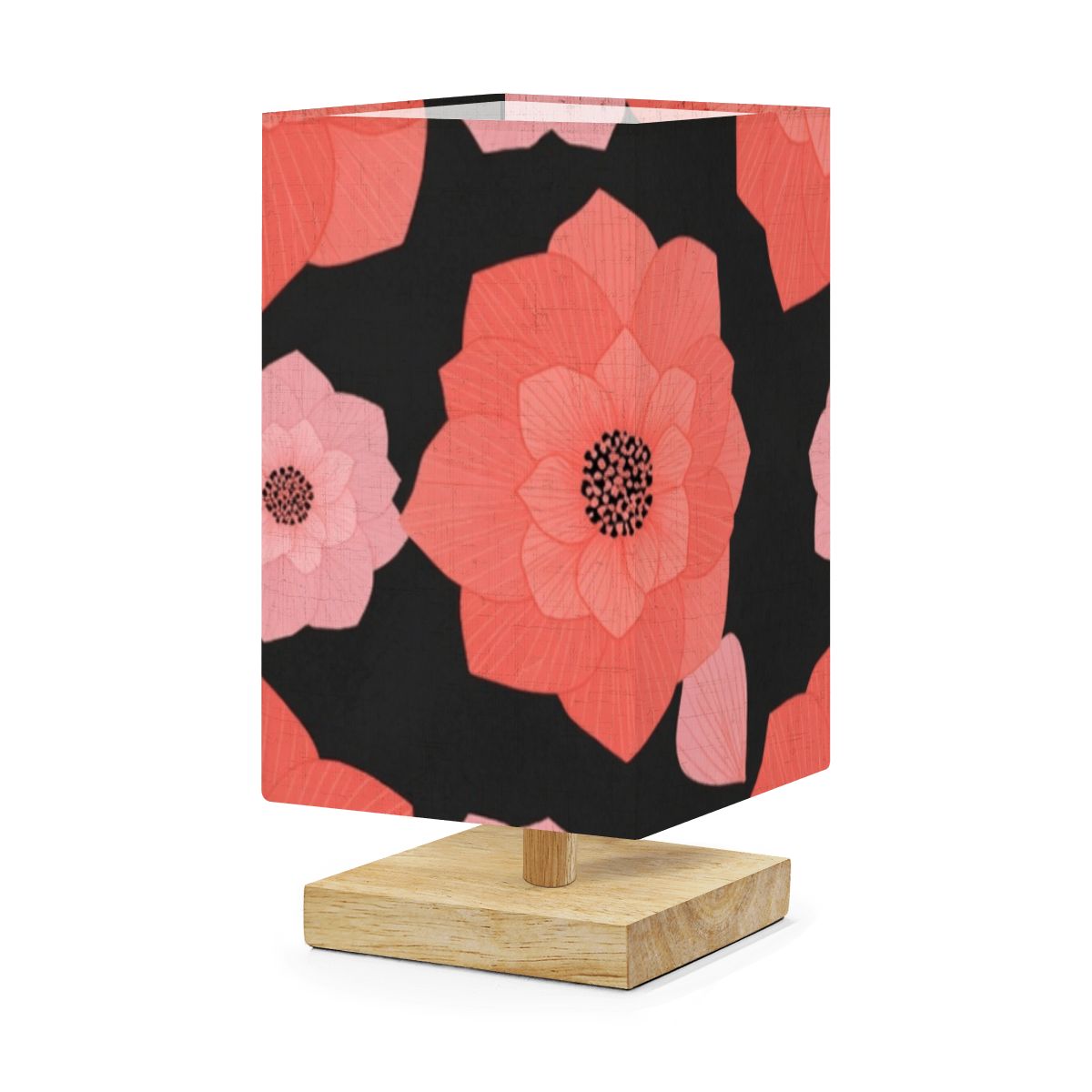 Camelia Koral — Lampa stołowa kwadratowa
