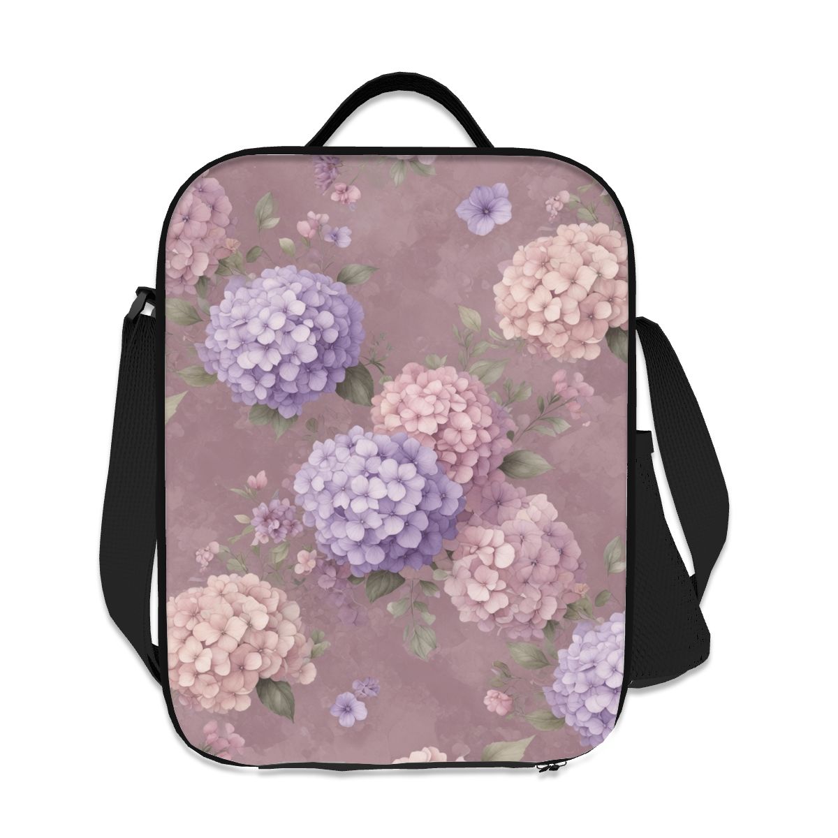 Hortensje Lawenda Ao — Insulated lunch bag