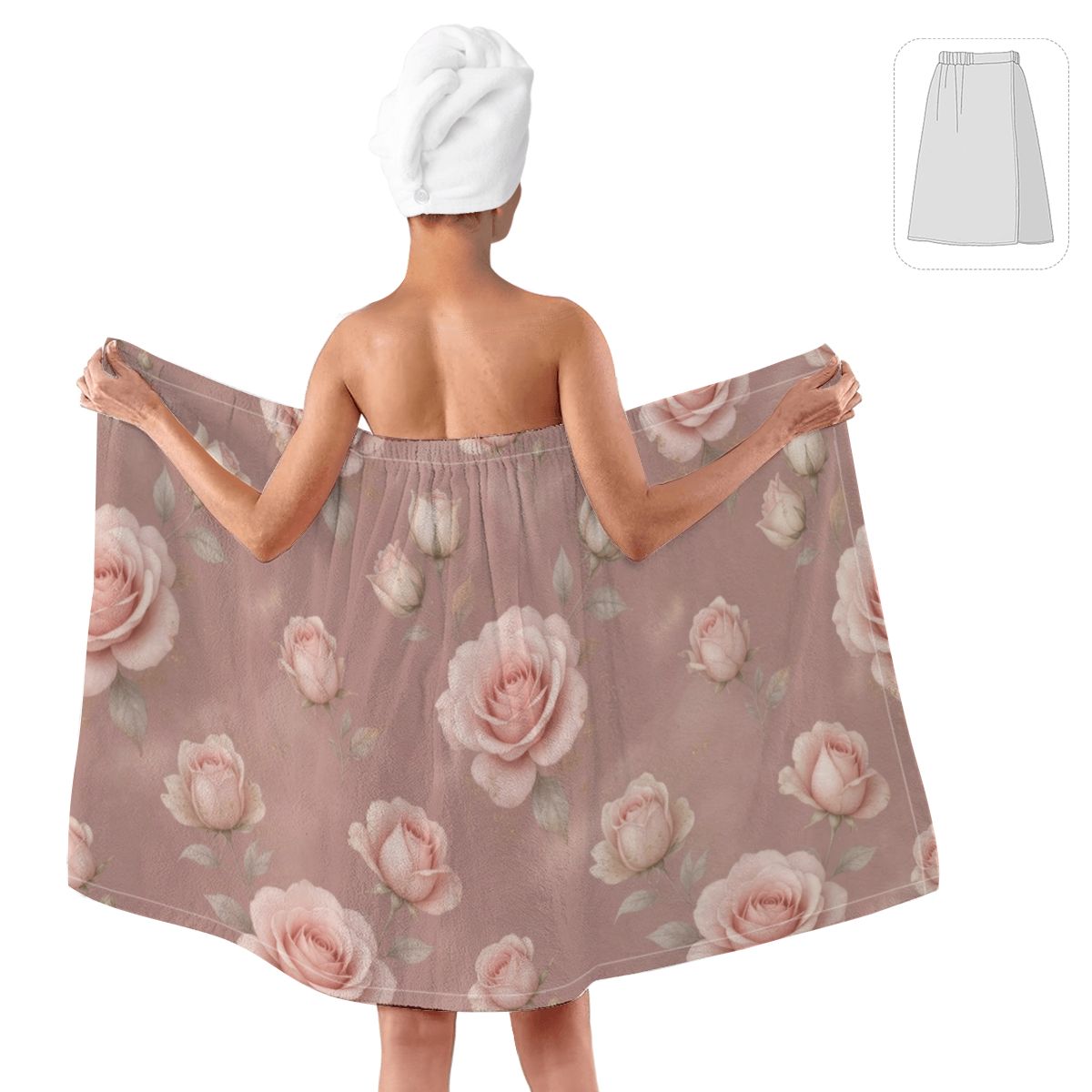 Wrap Towel for Women 02rozeblushaop