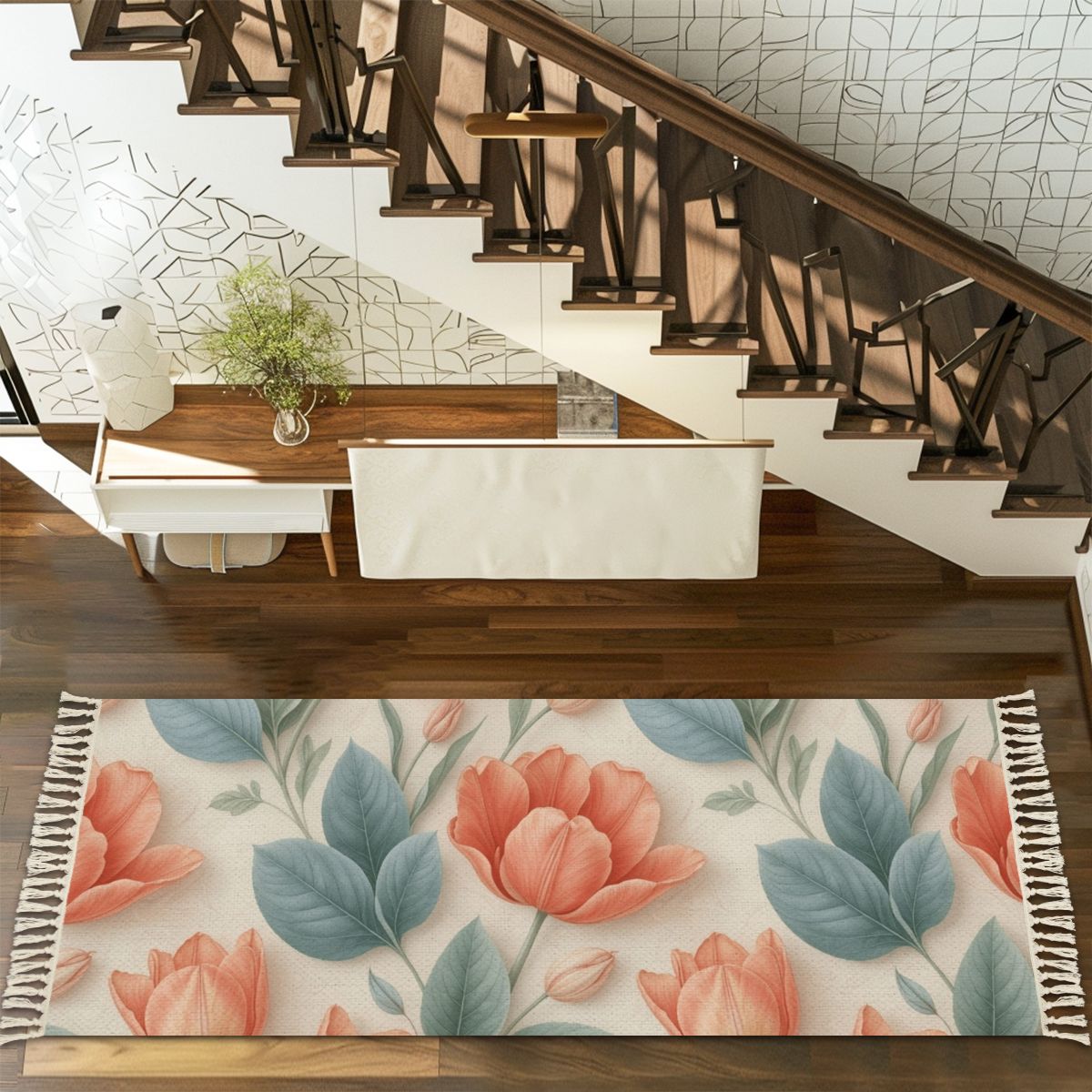 Tulipany — Runner rug
