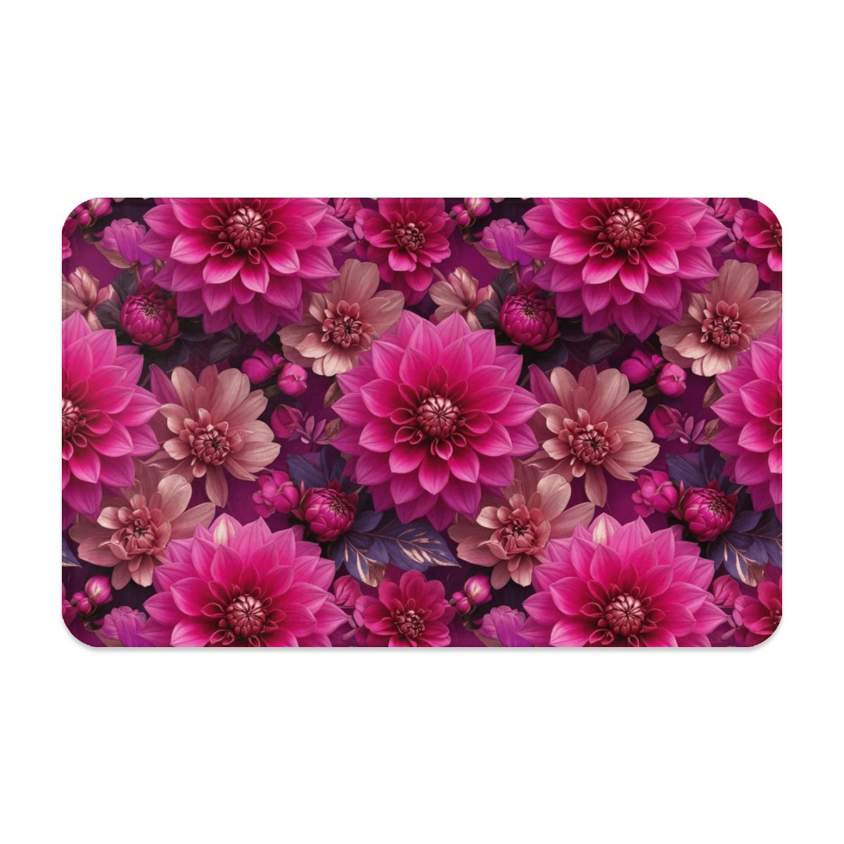 Dalie Fuksja — Non-slip rug