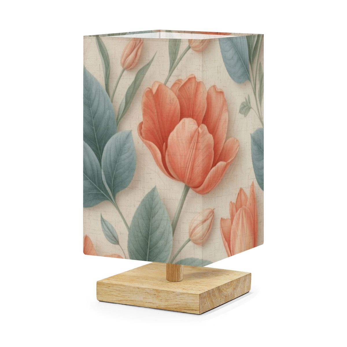 Tulipany — Lampa stołowa kwadratowa