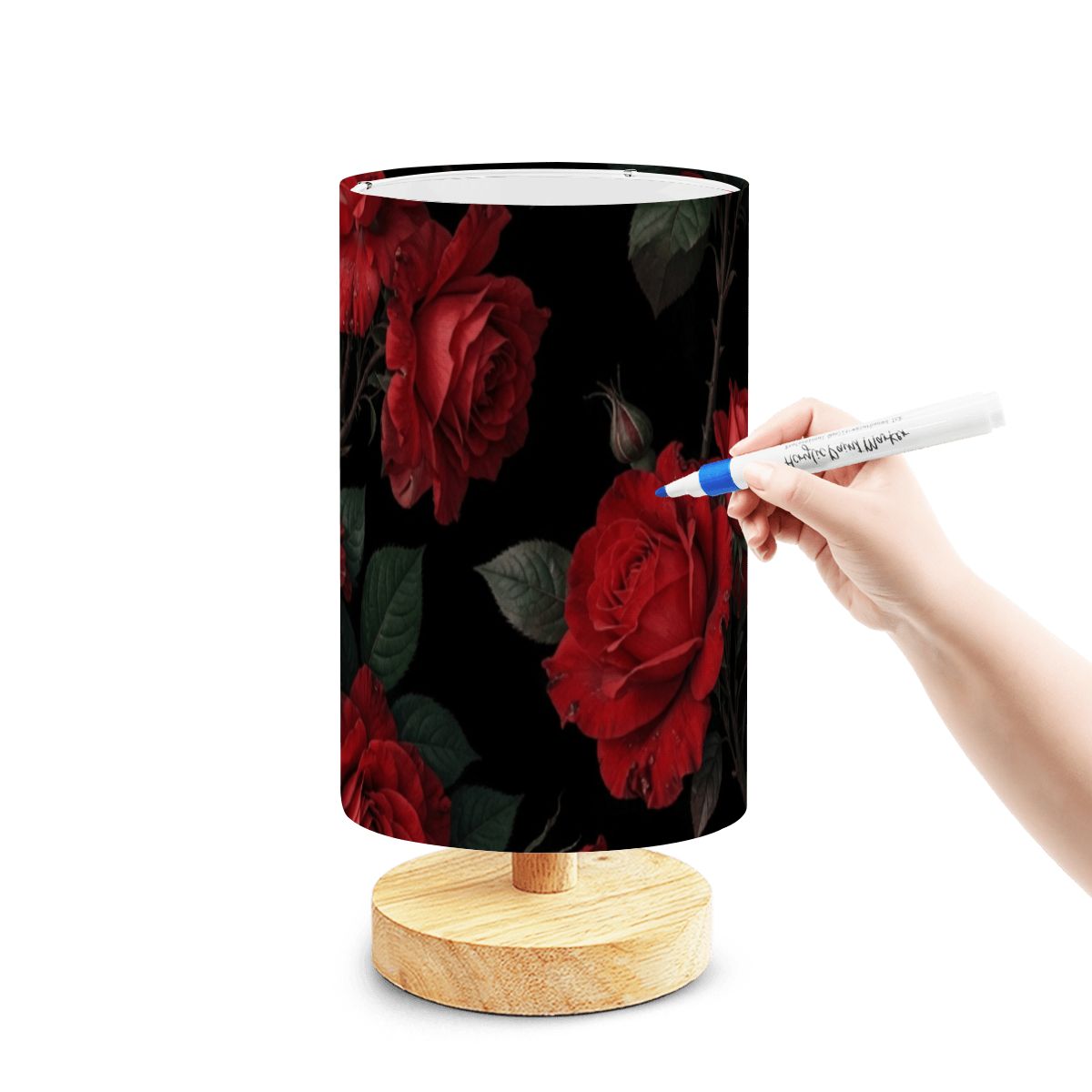 DIY Paintable Table Lamp (Made in USA) 12rozeczerwoneaop