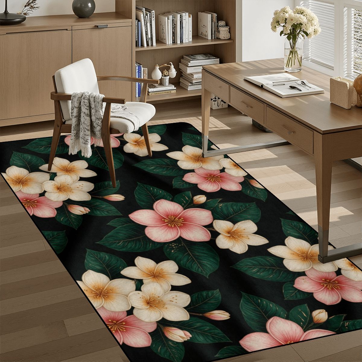 Plumeria — Runner rug