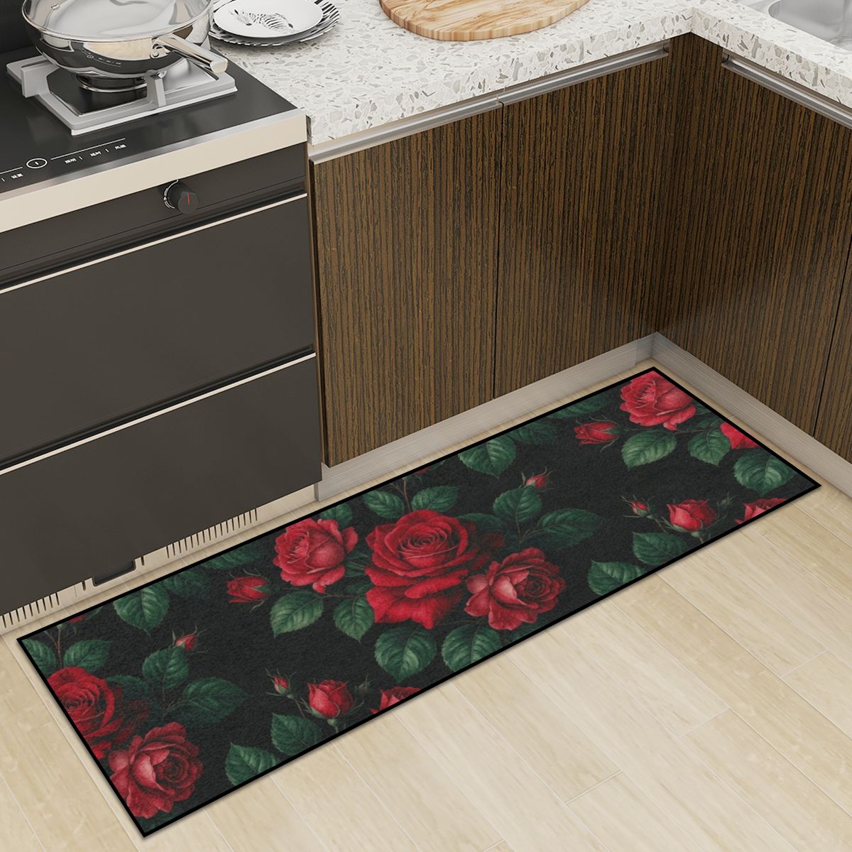 Roze Czerwone — Kitchen rug