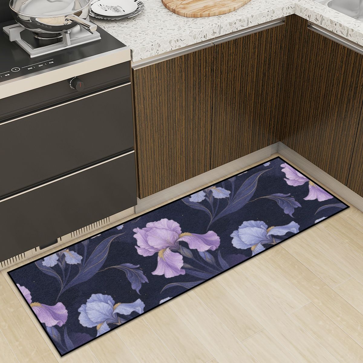 Irysy Indigo — Kitchen rug