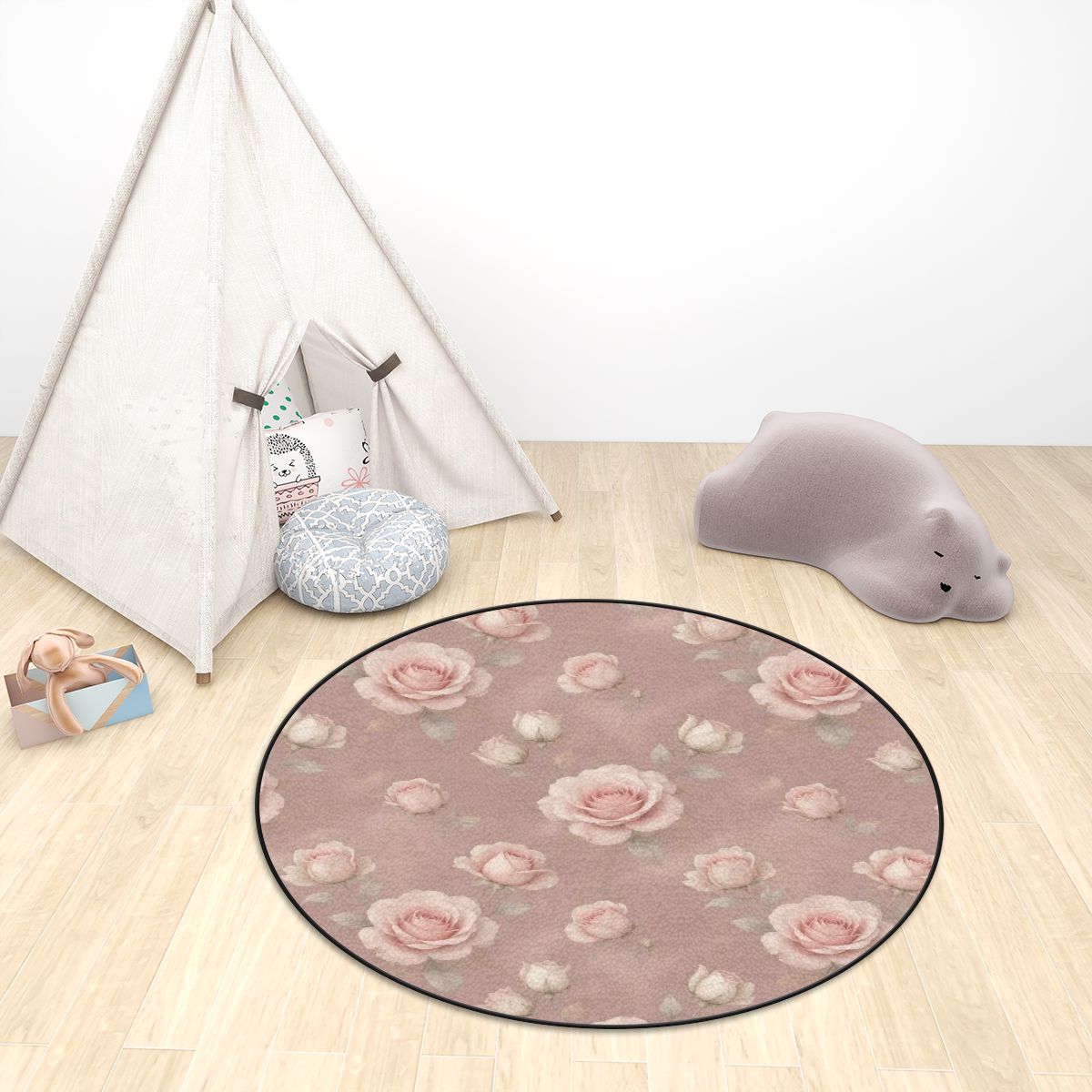 Roze Blush — Round rug