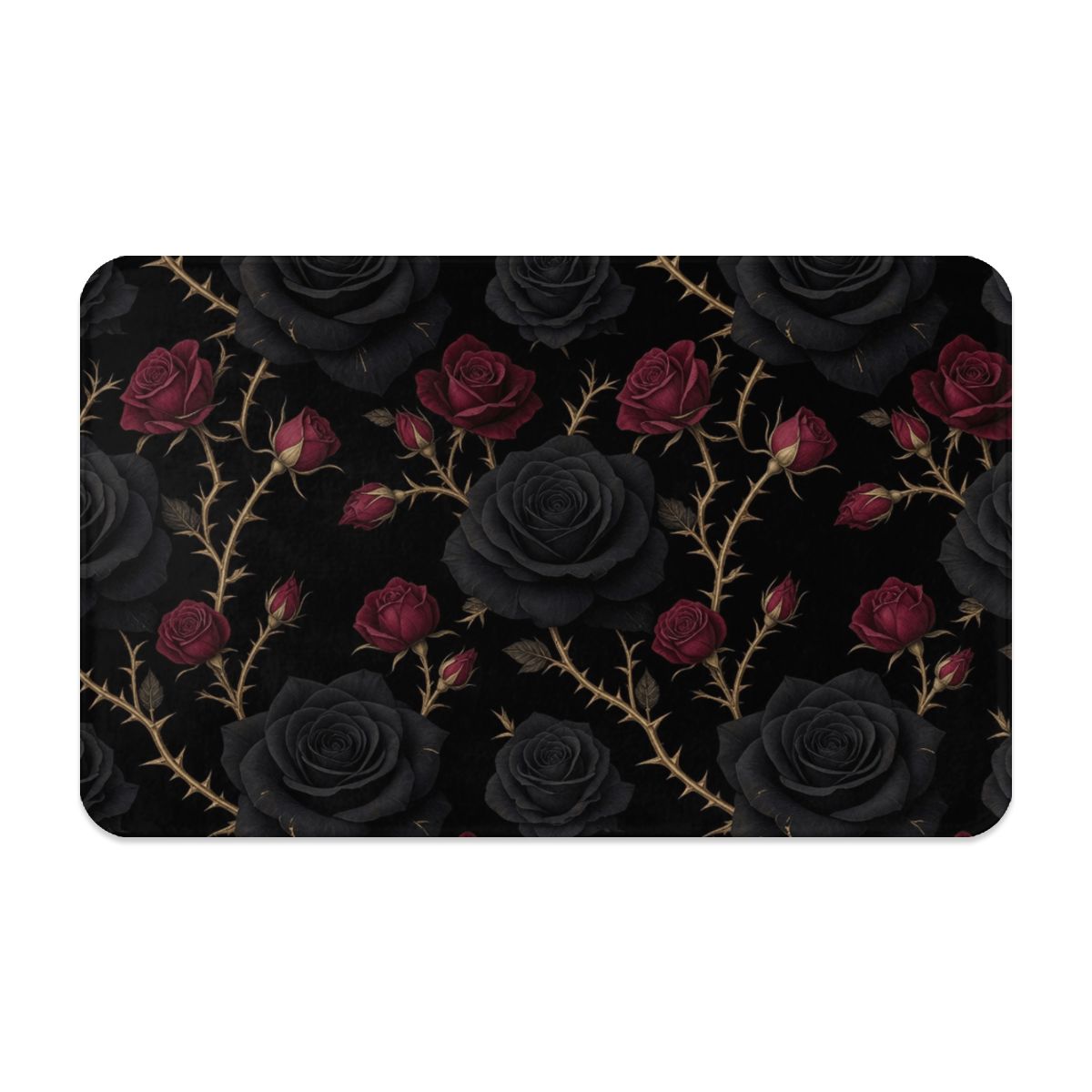 Noir Rose — Non-slip rug