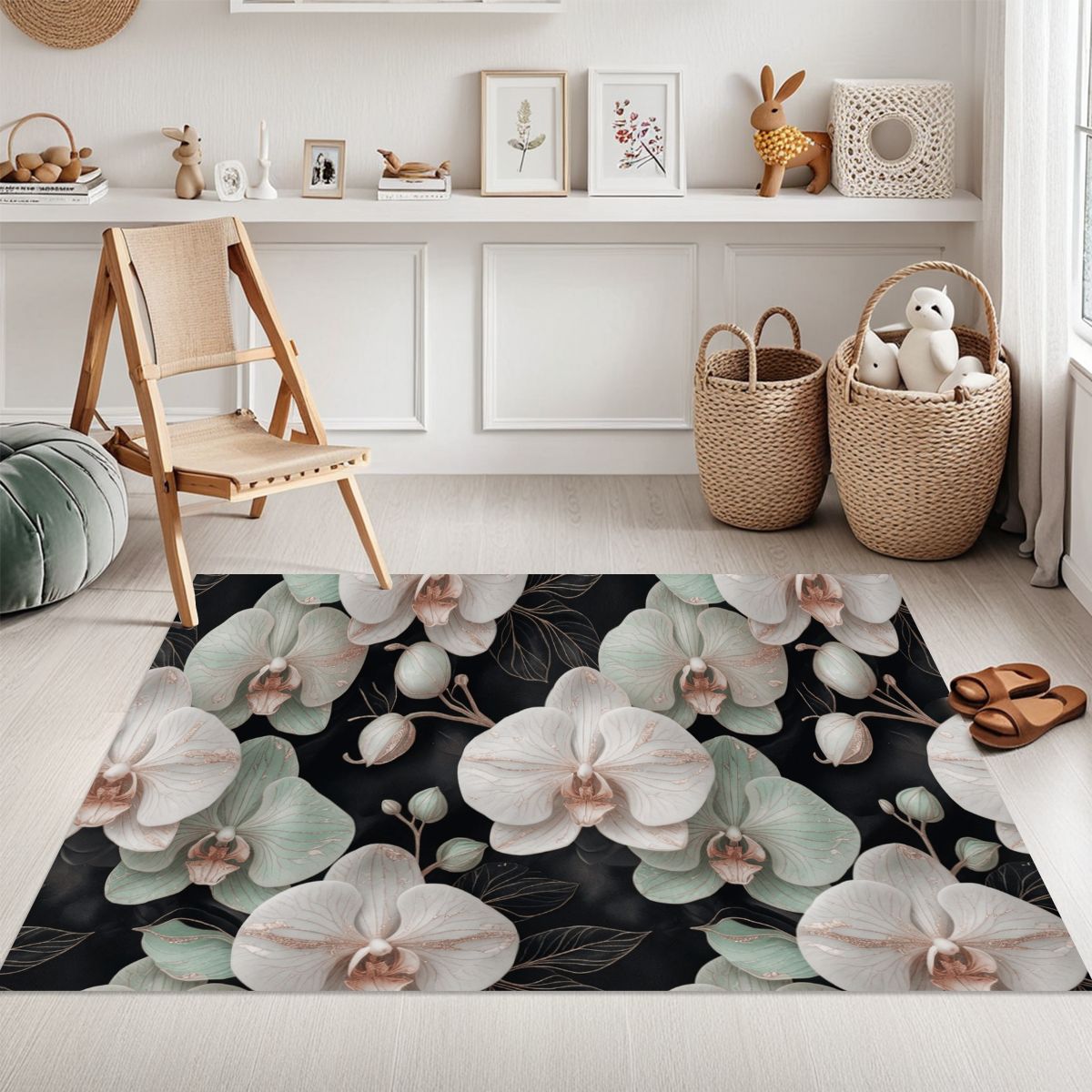 Area Rug without Tassels (3:5) 28orchideegesteaop
