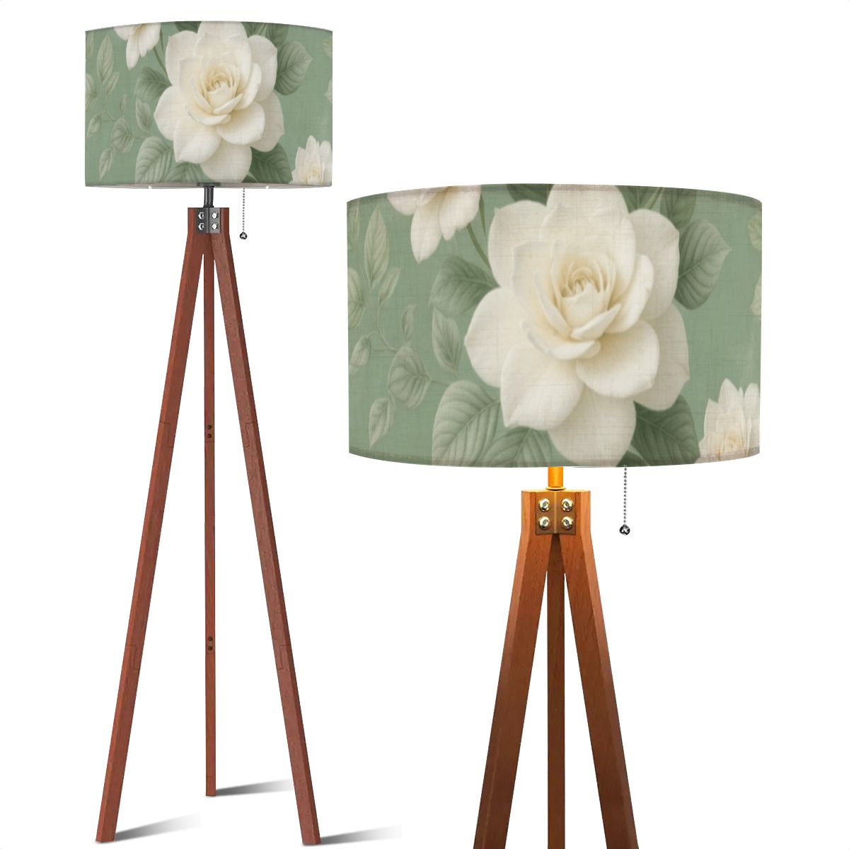 Gardenie Sage — Lampa podłogowa na trójnogu