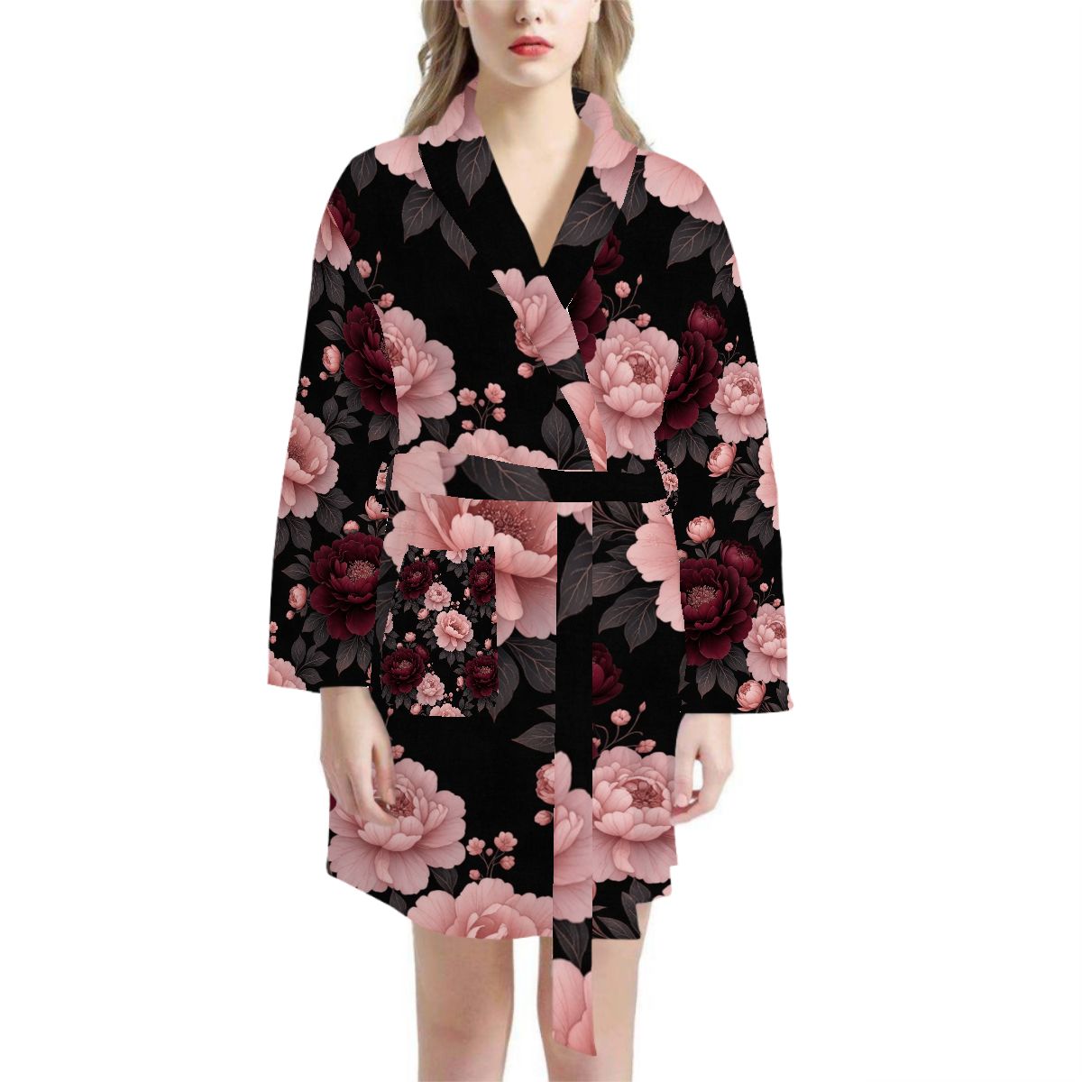 Bath Robes for Women 01peoniegardenaop
