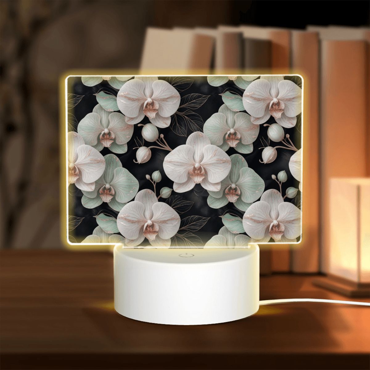 Rectangular Acrylic Night Light 28orchideegesteaop