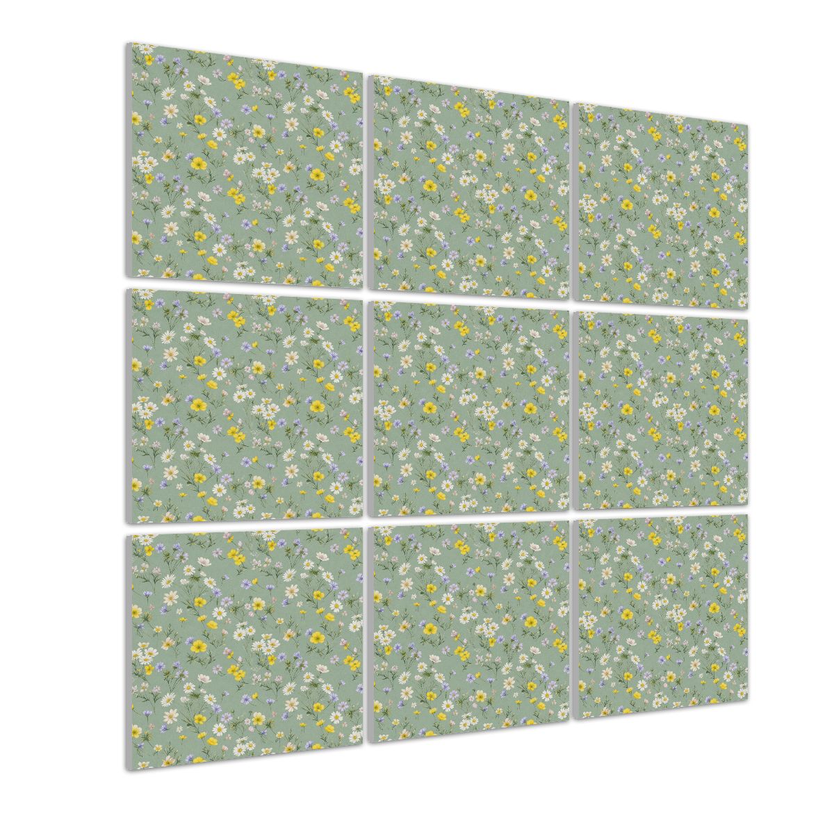 Sound Absorbing Wall Art 9 pcs 49lackav2aop