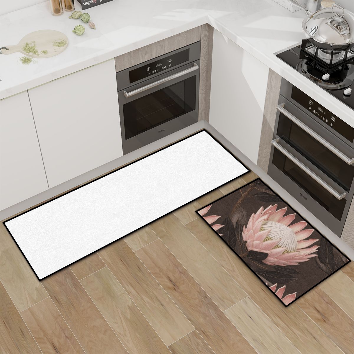 Protea — Kitchen rug set