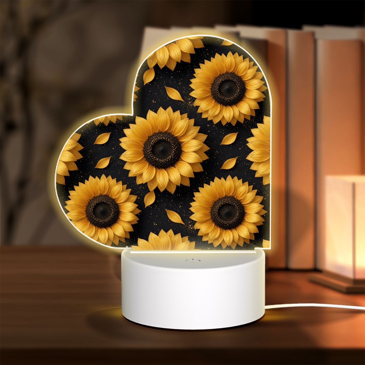 Heart Acrylic Night Light 47slonecznikiv2aop