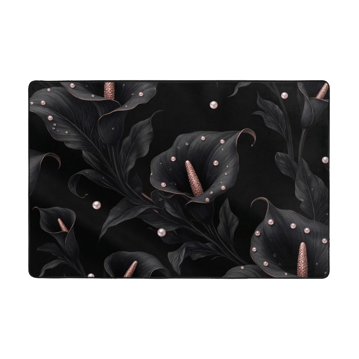 Kalie Noir — Non-slip rug