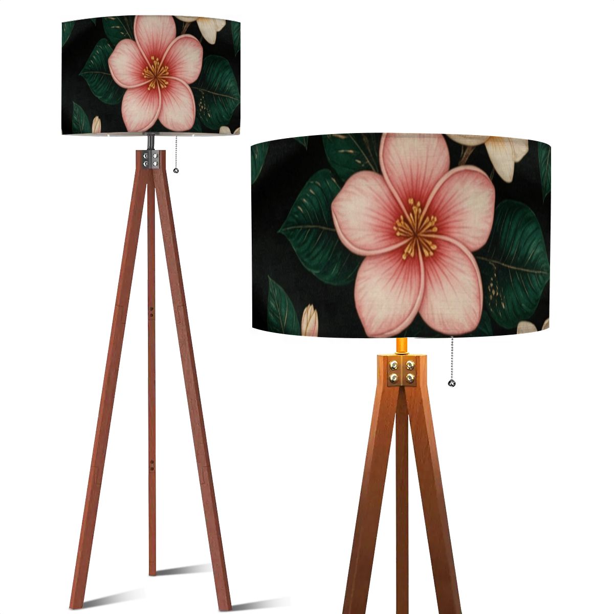 Plumeria — Lampa podłogowa na trójnogu