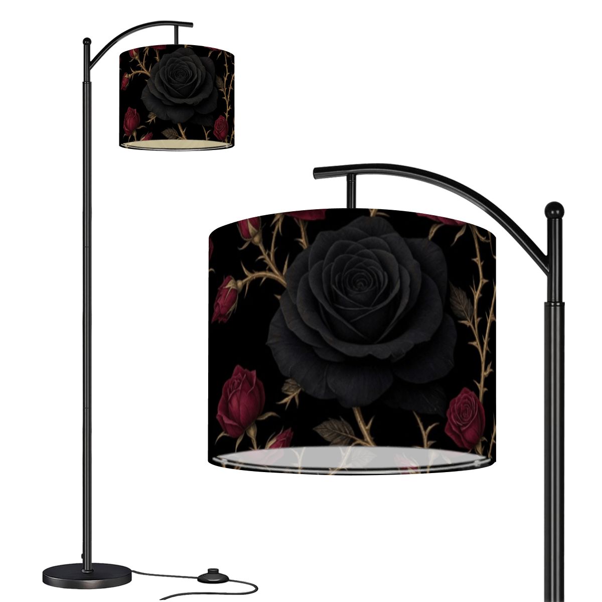 Arc Floor Lamp (Made in USA) 34noirrosev2aop