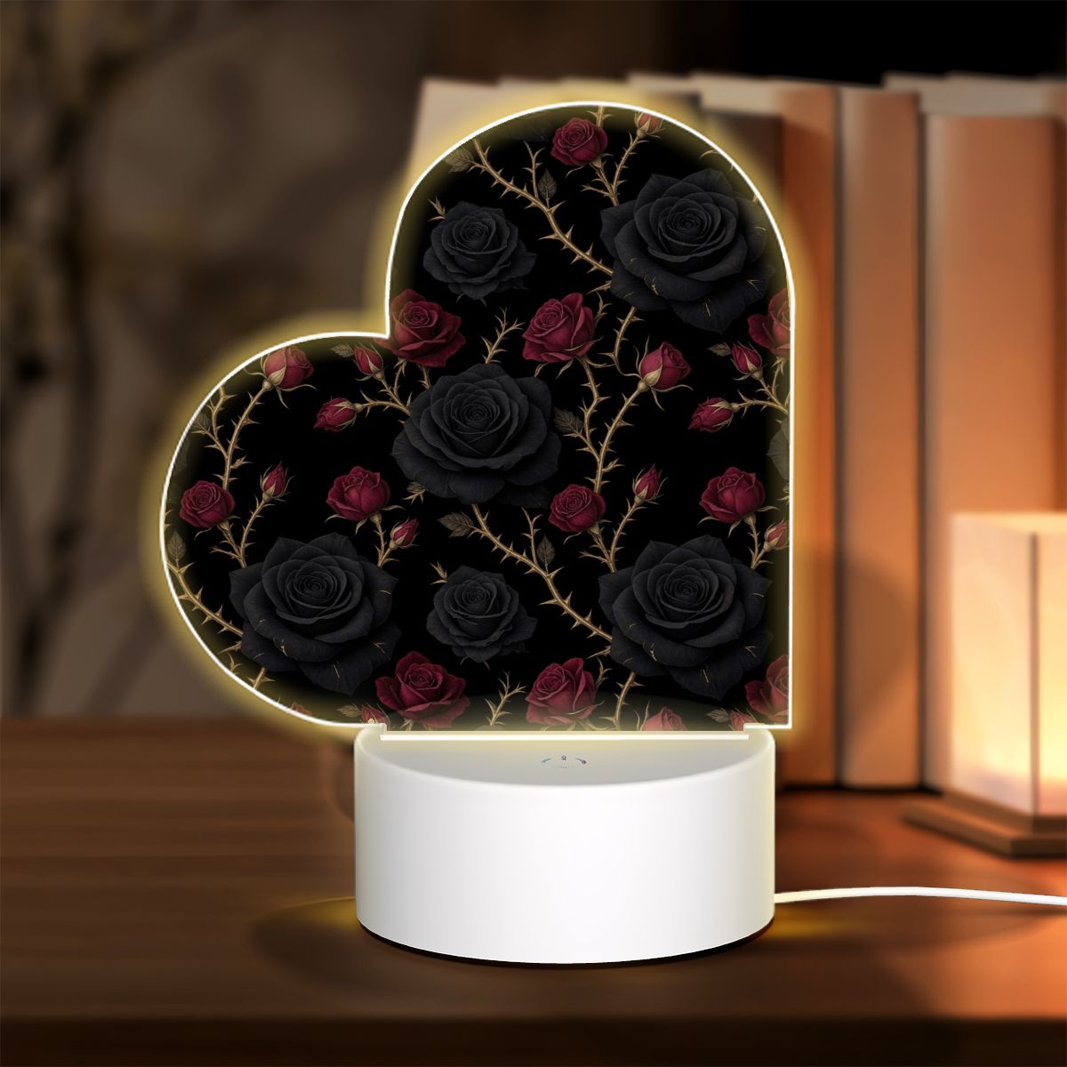 Noir Rose — Lampka nocna