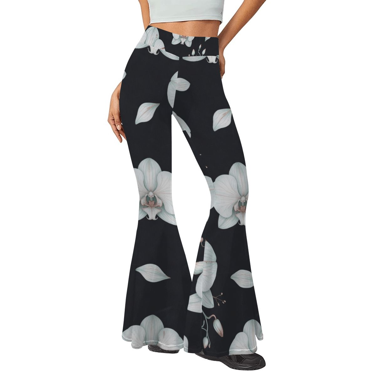 Women's Flare Yoga Pants 03orchideenocaop