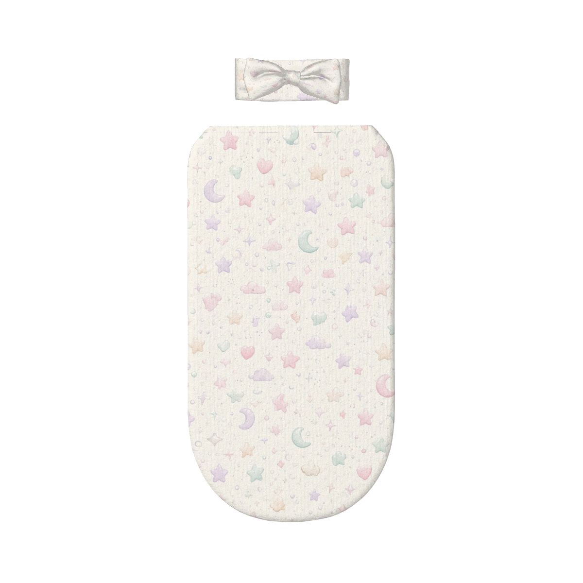 Baby Swaddle Sack with Baby Headbands gwiazdkimikro