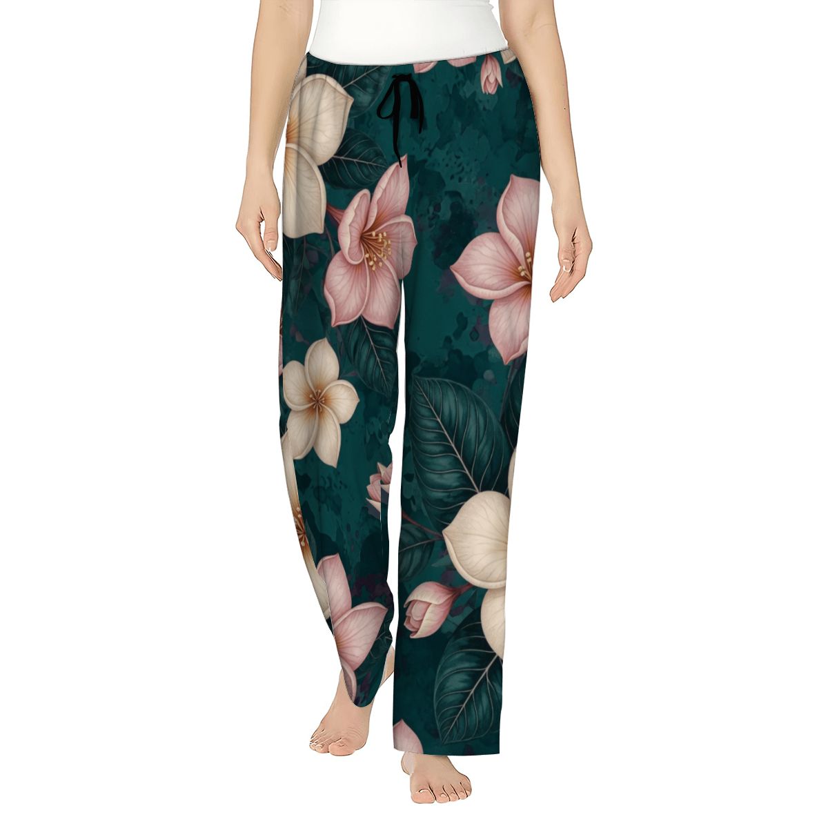 Women's Pajama Pants Customized Services 10plumeriatropikaop