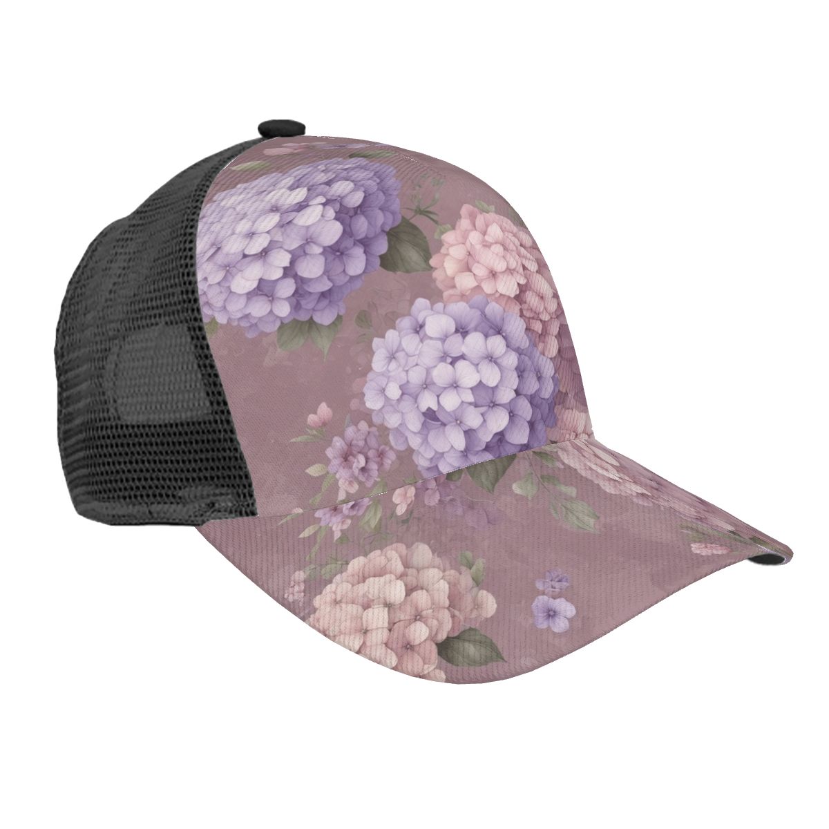 Mesh Baseball Cap (Full Pattern) 08hortensjelawendaaop
