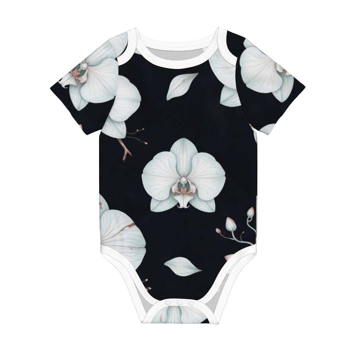 Short Sleeve Onesie Customized Services 03orchideenocaop
