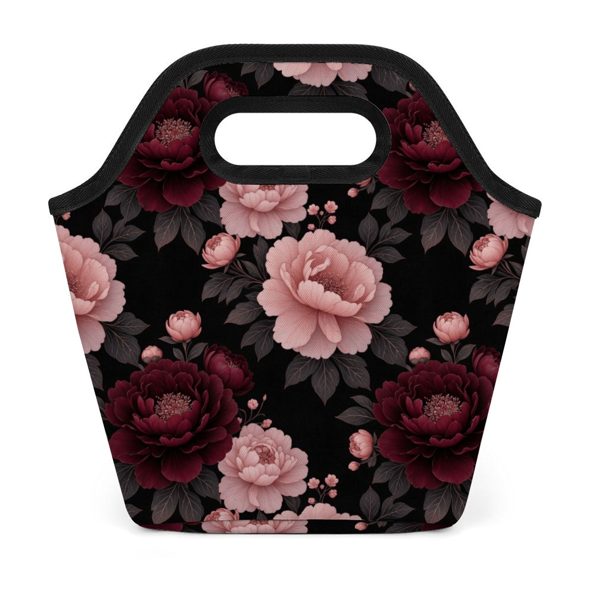 Portable Lunch Bag 01peoniegardenaop