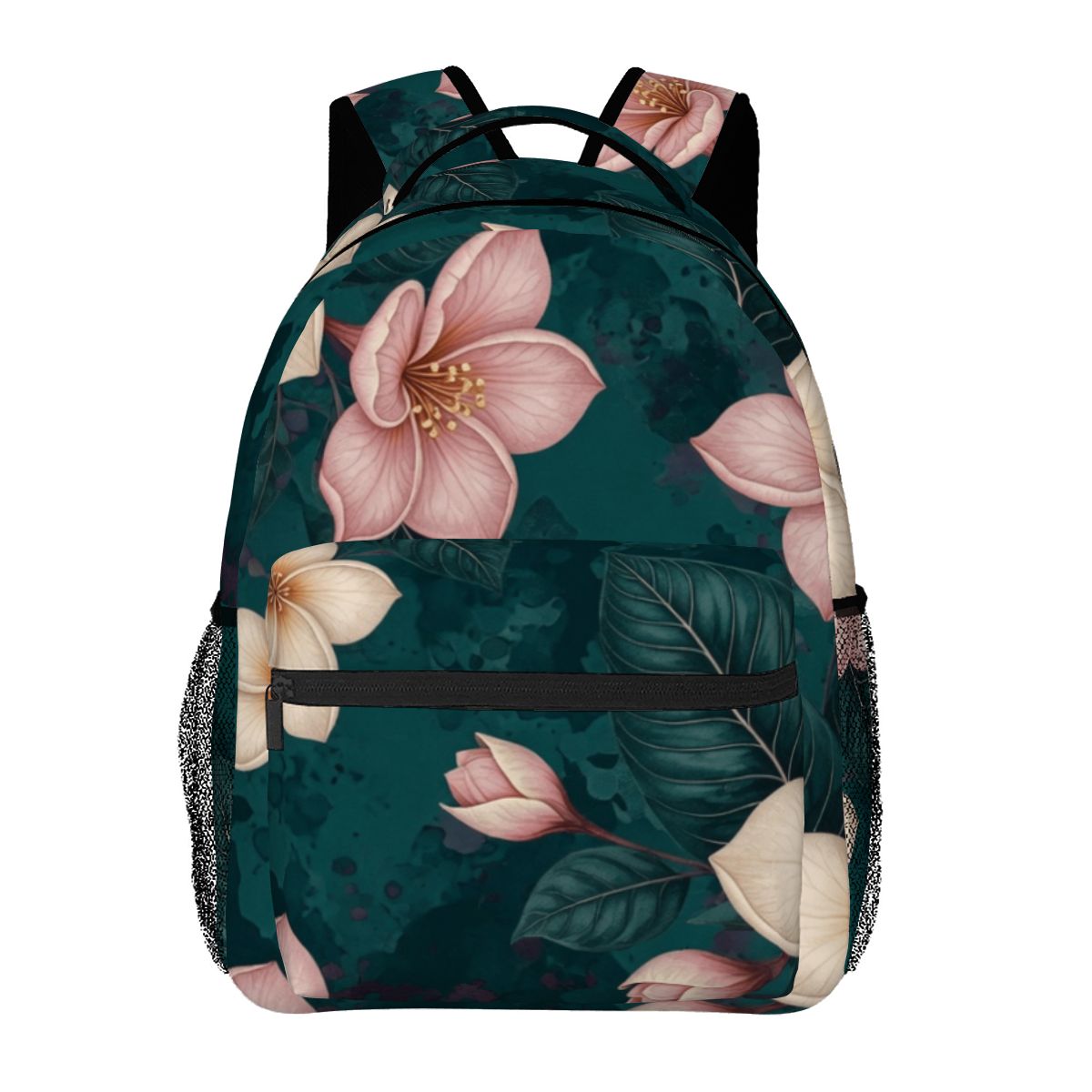 School Casual Outdoor Backpack 10plumeriatropikaop