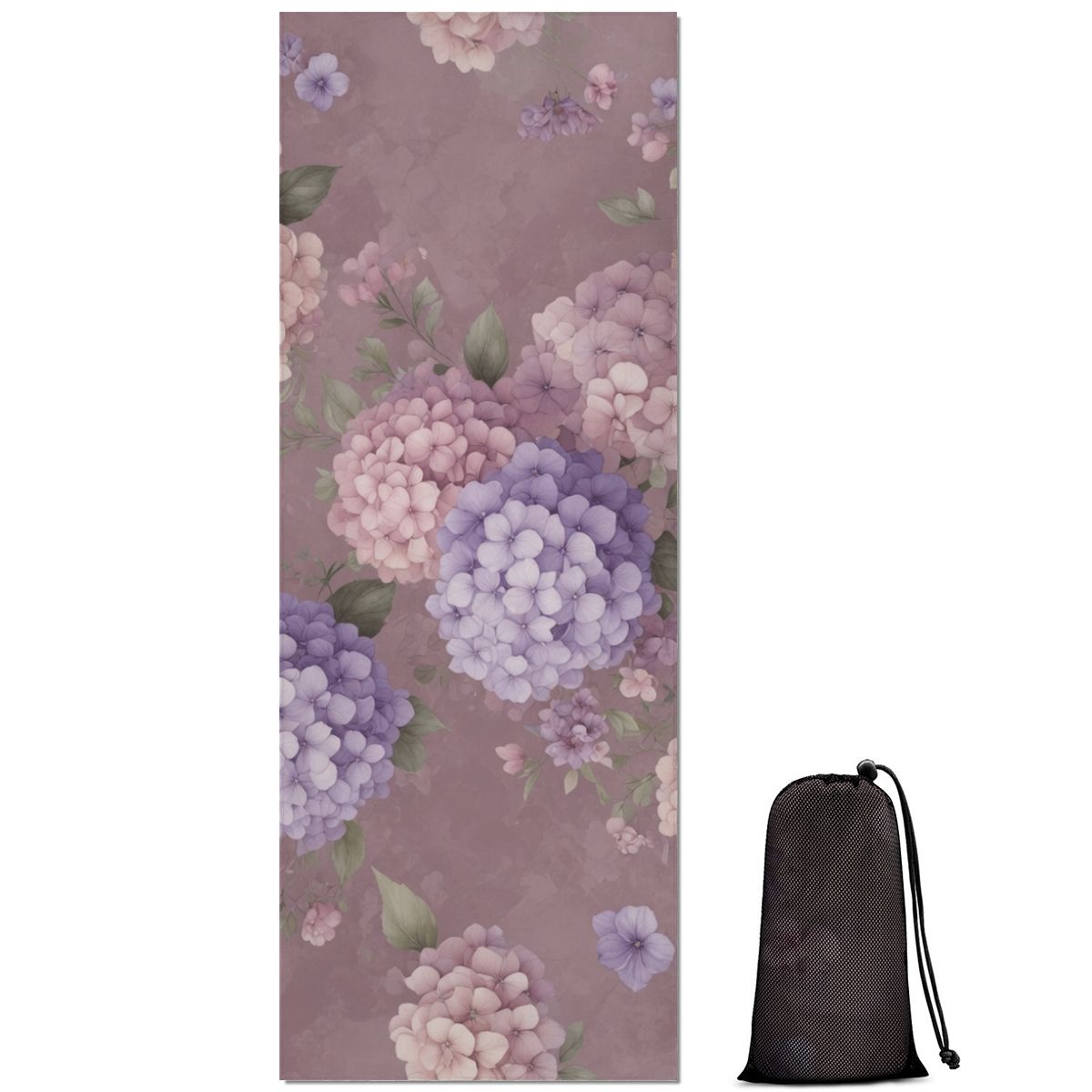 Yoga Towel 08hortensjelawendaaop