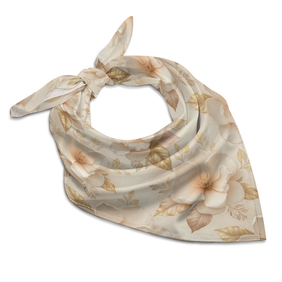 Silk Scarf 04magnoliechampagneaop