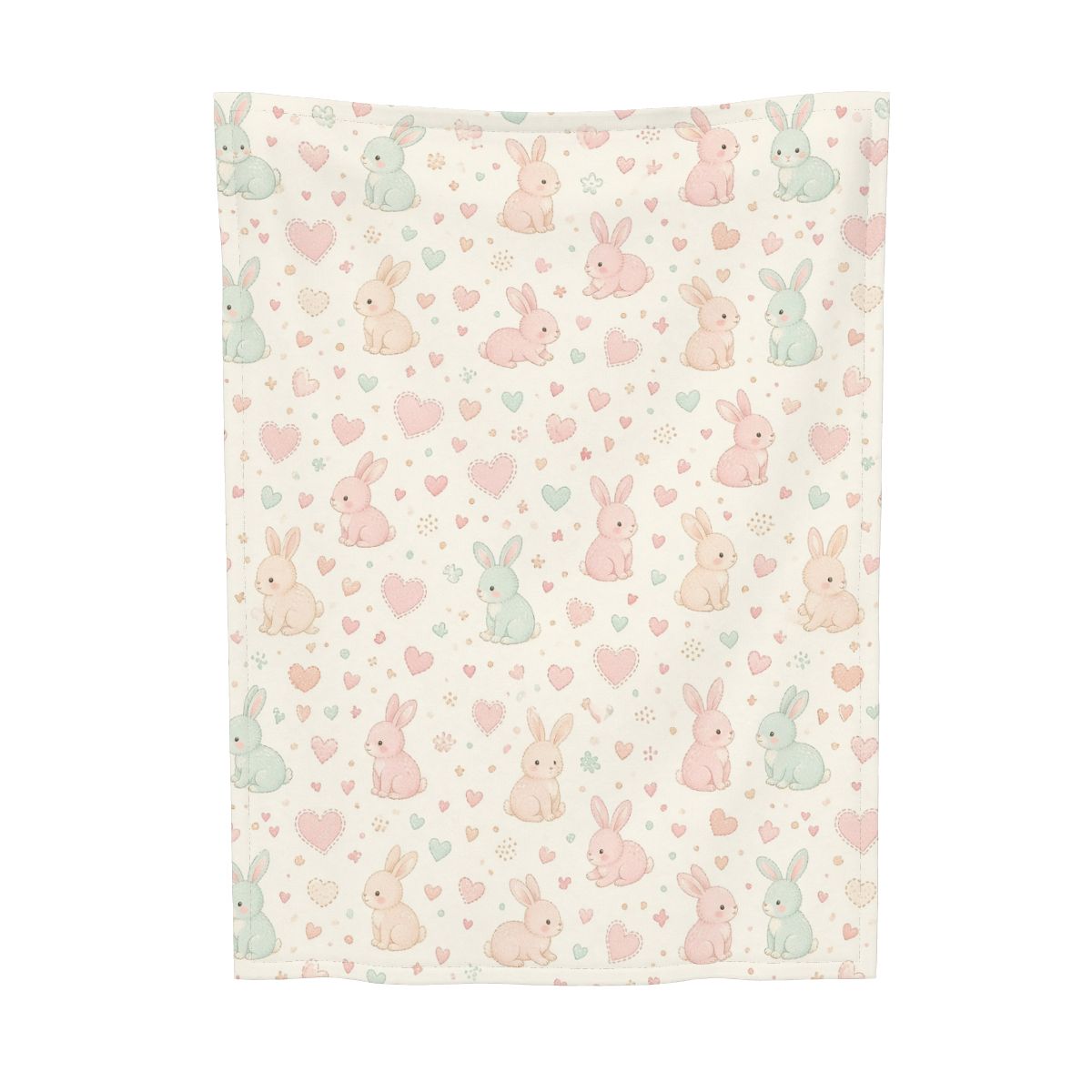 Super Soft Plush Baby Blanket kroliczkiserca