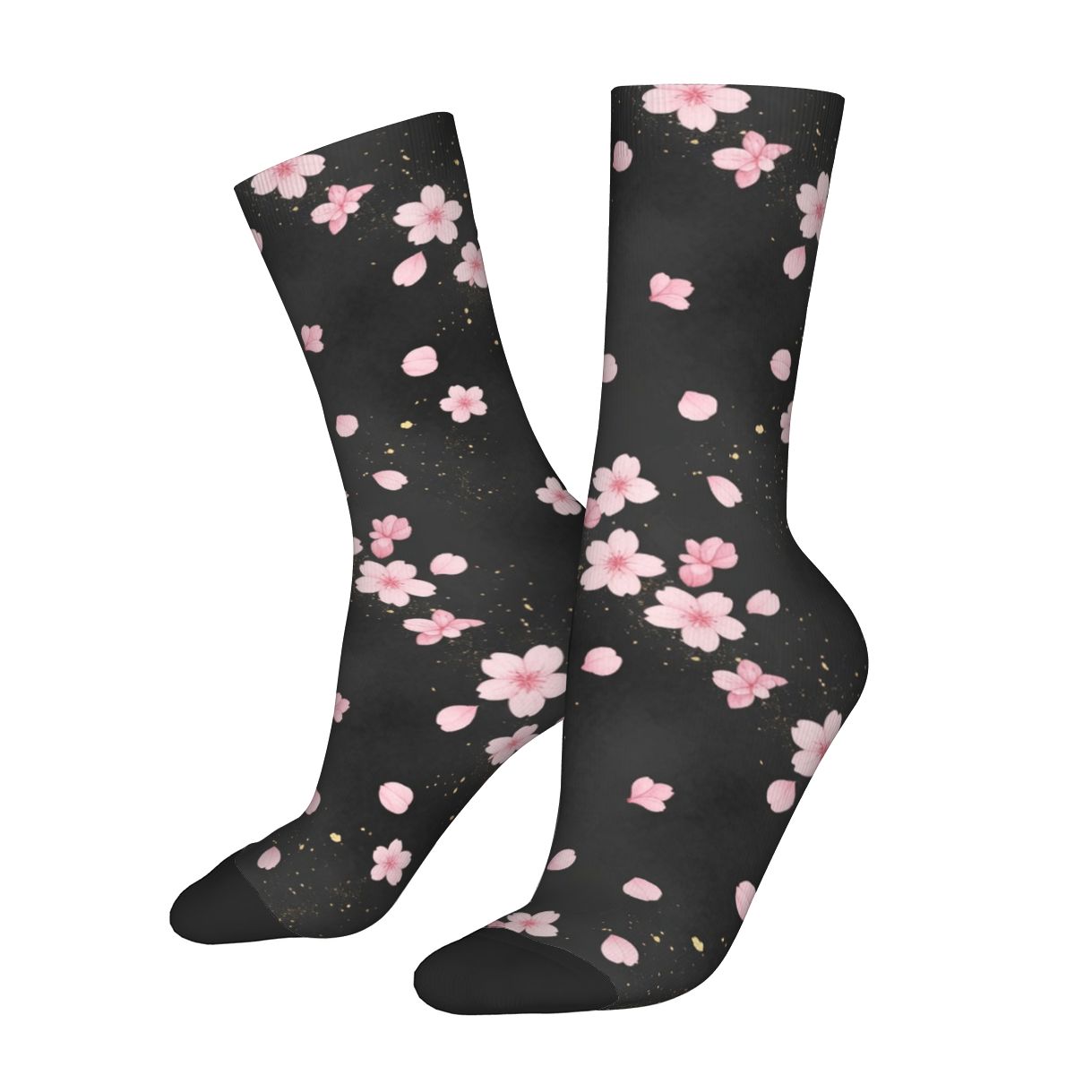 Unisex Contrast Crew Socks (Made in USA) 06sakuradustaop