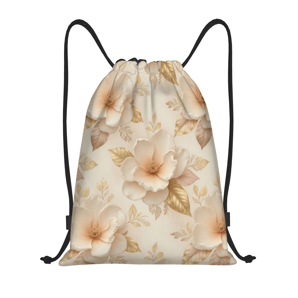 Drawstring Bags 04magnoliechampagneaop