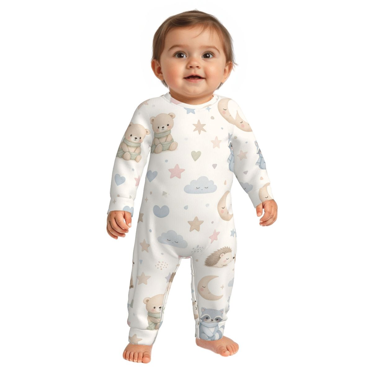 Newborn Baby Long Sleeve Onesies lesnemaluchyaop