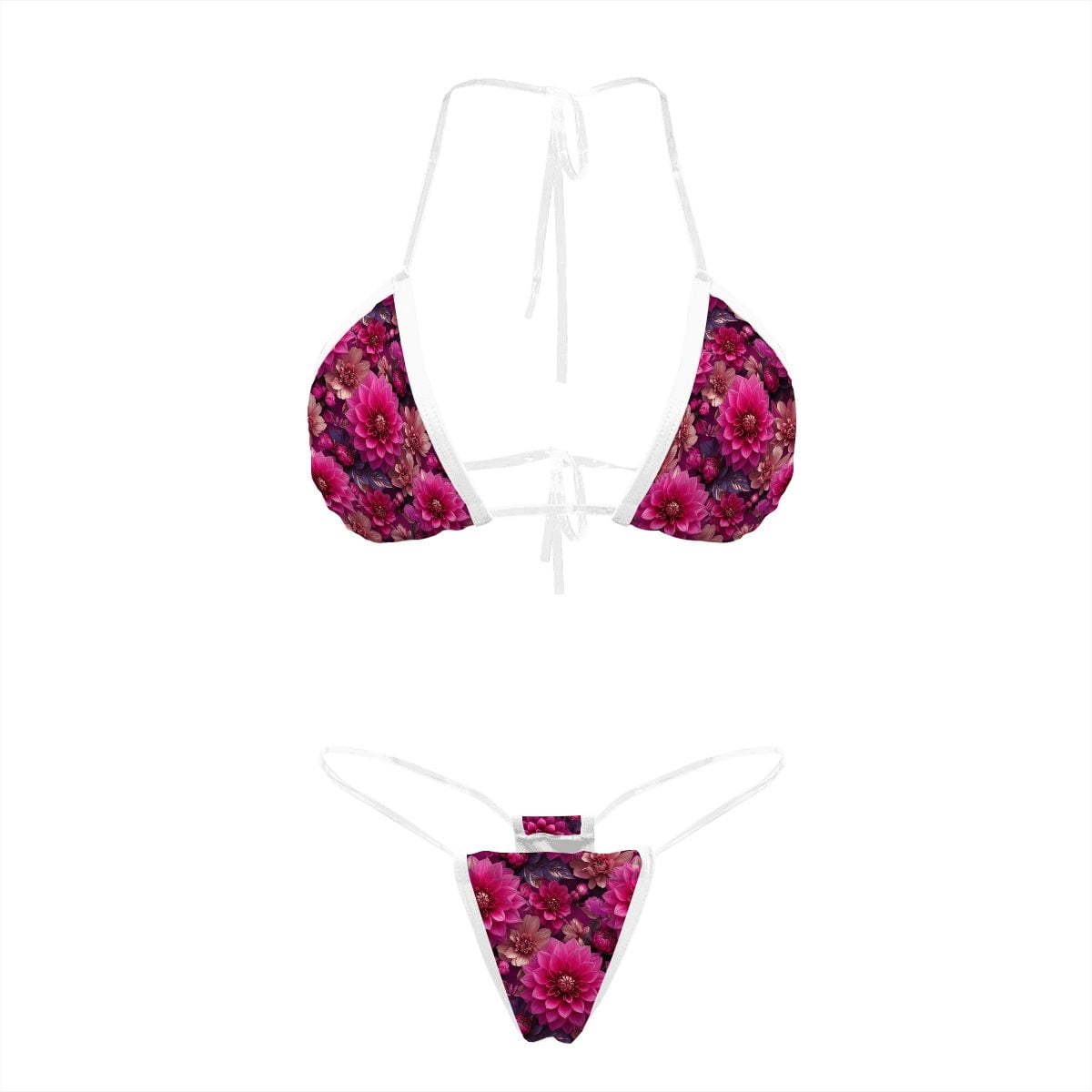 Bikini with Transparent Straps Customized Services 07daliefuksjaaop