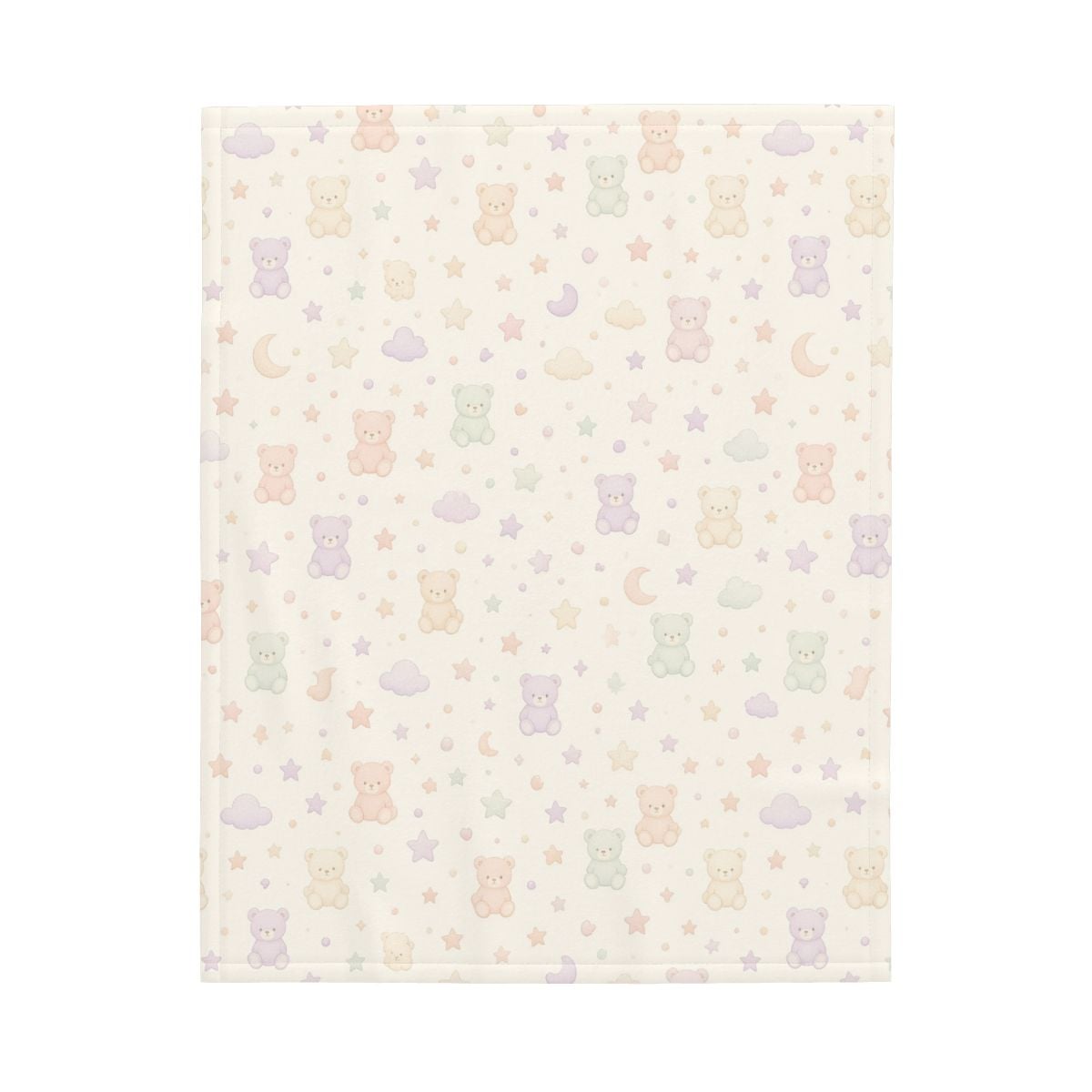 Large Baby Blanket misiegwiazdki