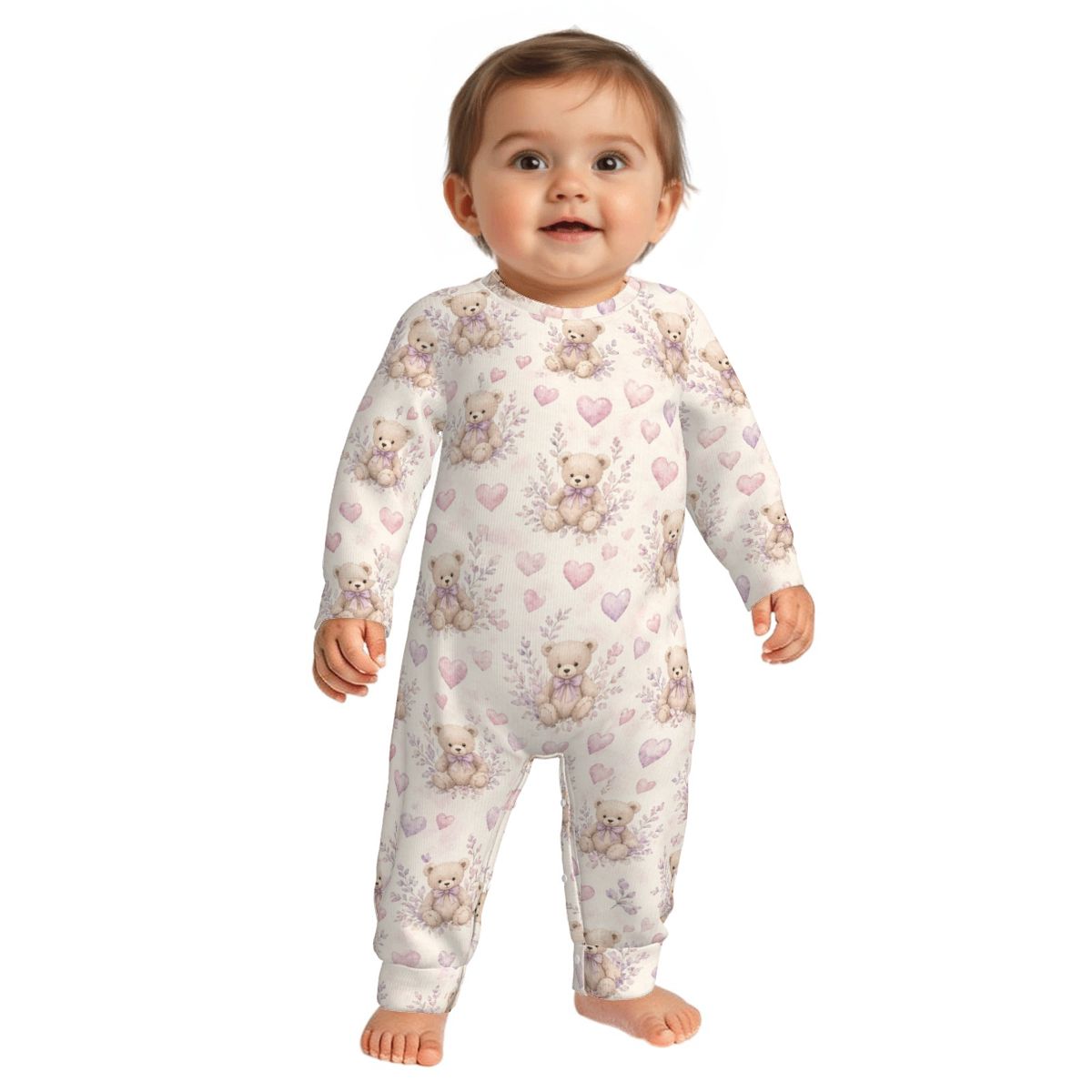 Newborn Baby Long Sleeve Onesies misielawendaaop